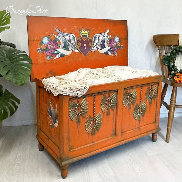 Miniaturbild: Orange Farbe für Möbel