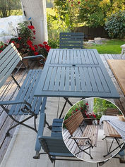 Gartenmöbel streichen, Outdoor Möbel streichen, Außenlack