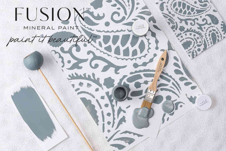 Miniaturbild: Fusion Mineral Paint blau matt, Möbelfarbe blau matt, Fusion Mineral Paint Österreich, Himmelblau und Co