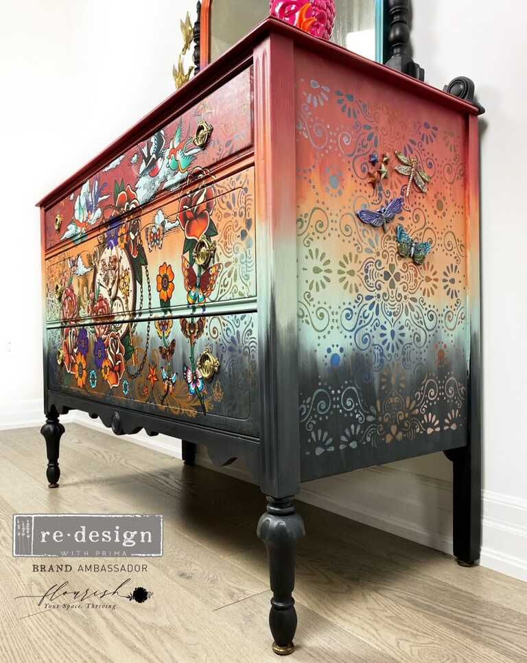 Miniaturbild: Schablonen, Stencil, große Schablonen, Wandschablone, Möbelschablone, Schablone Ornamente, Schablone orientalisch