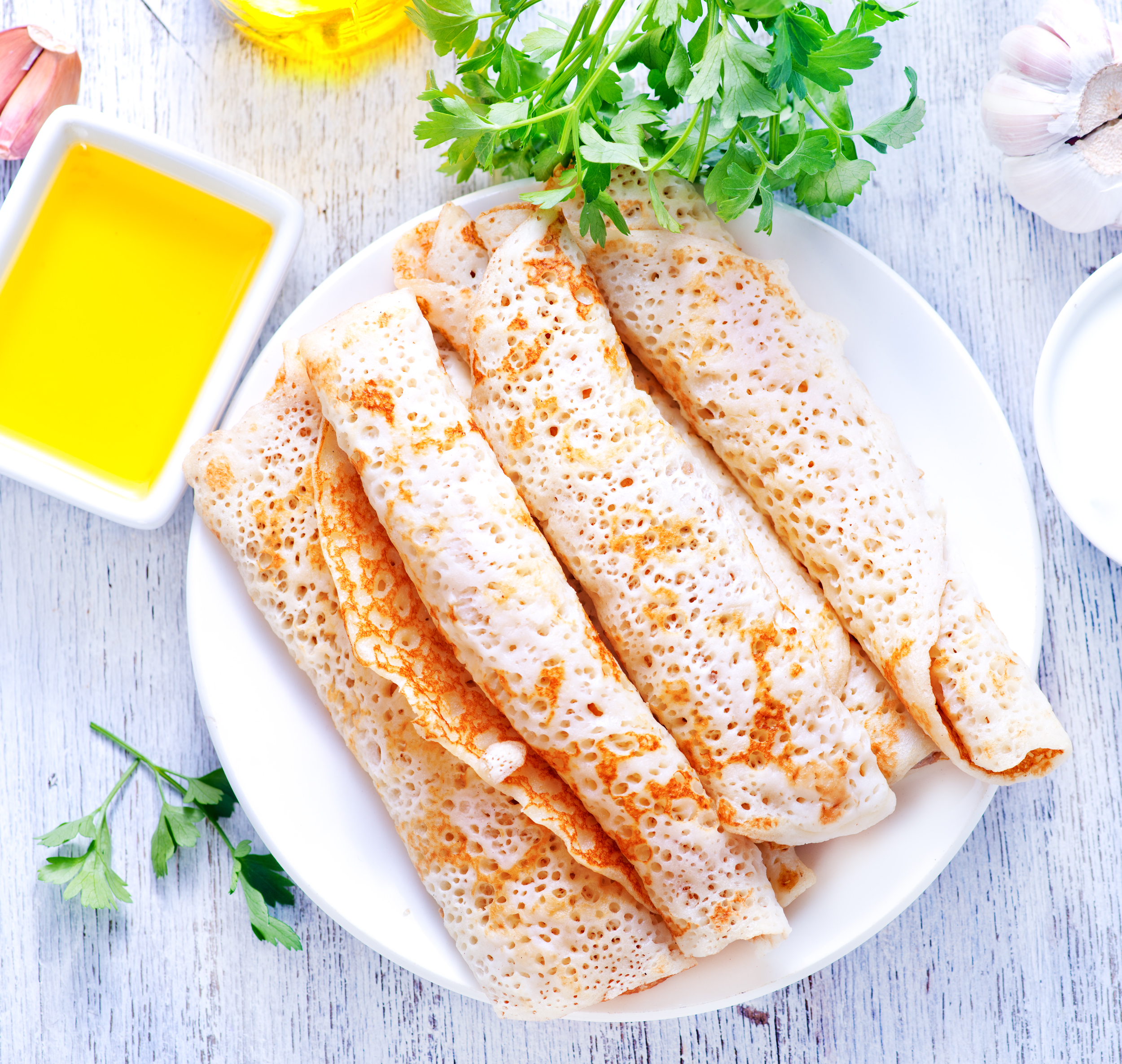 Arranged Food and Objects