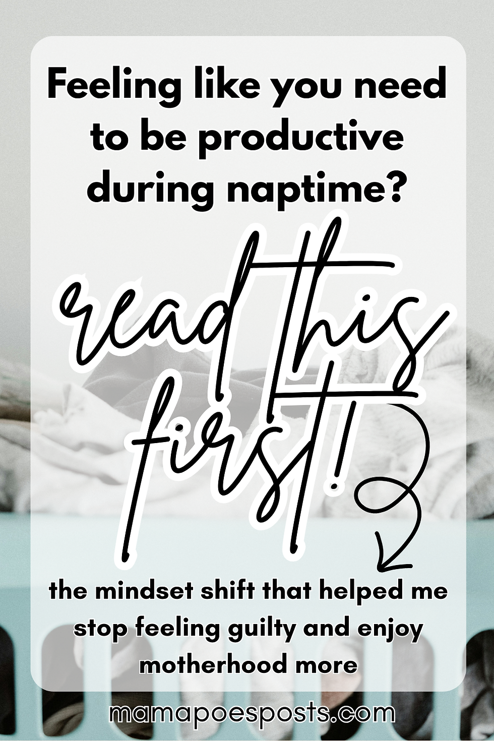 Pinterest pin productive during nap time
