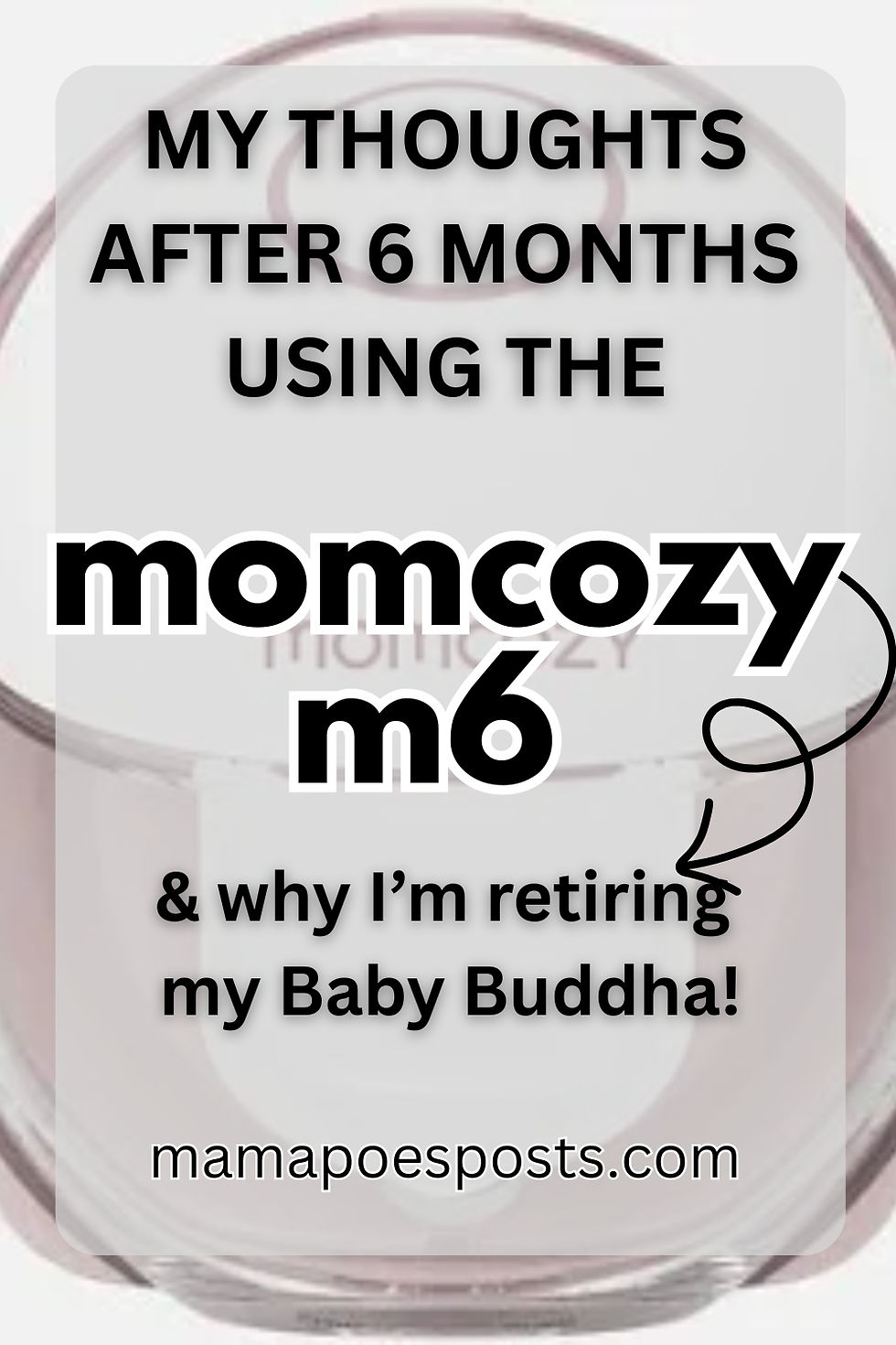 momcozy m6 review Pinterest pin graphic