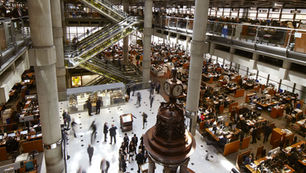 The underwriting room at Lloyd's of London