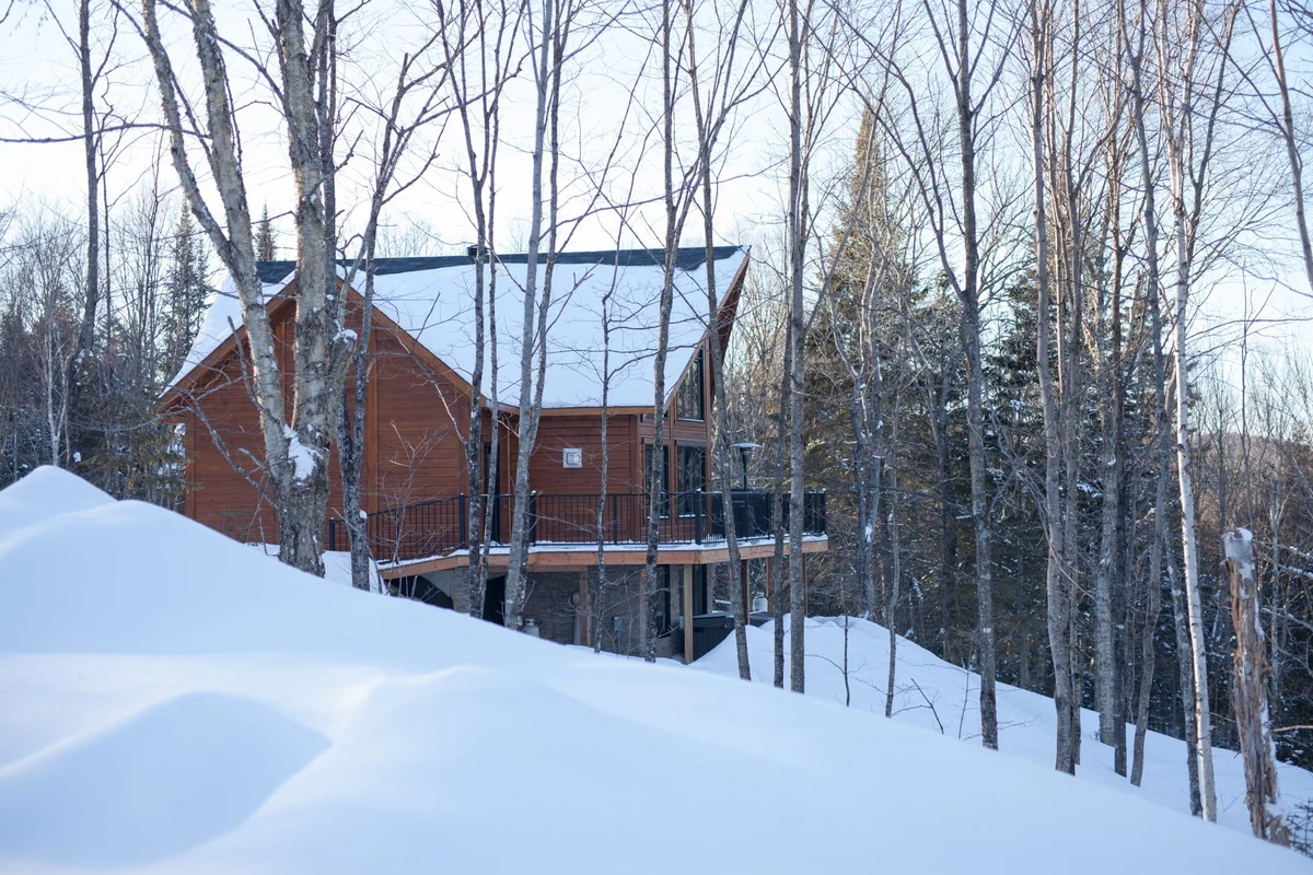 Timber Block Wood Home