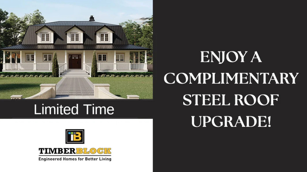 Timber Block Steel Roof Upgrade