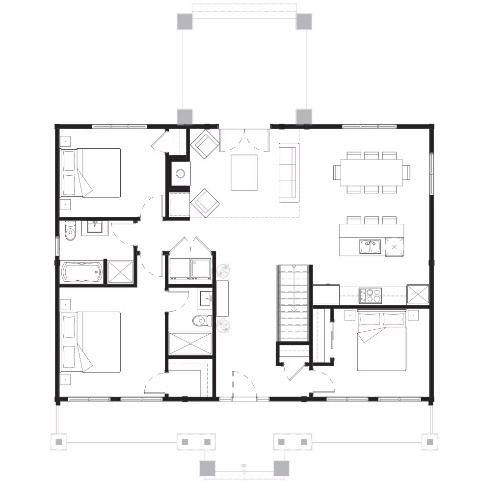 Timber Block McKinley floor plan 