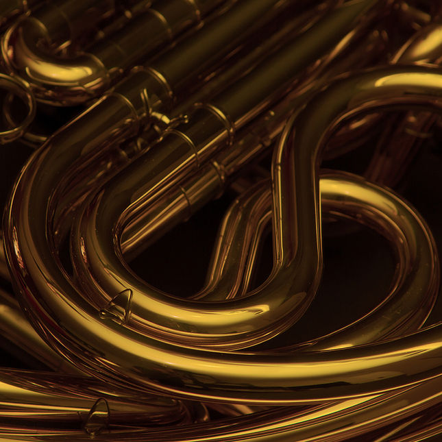 Détail d'un cor d'harmonie