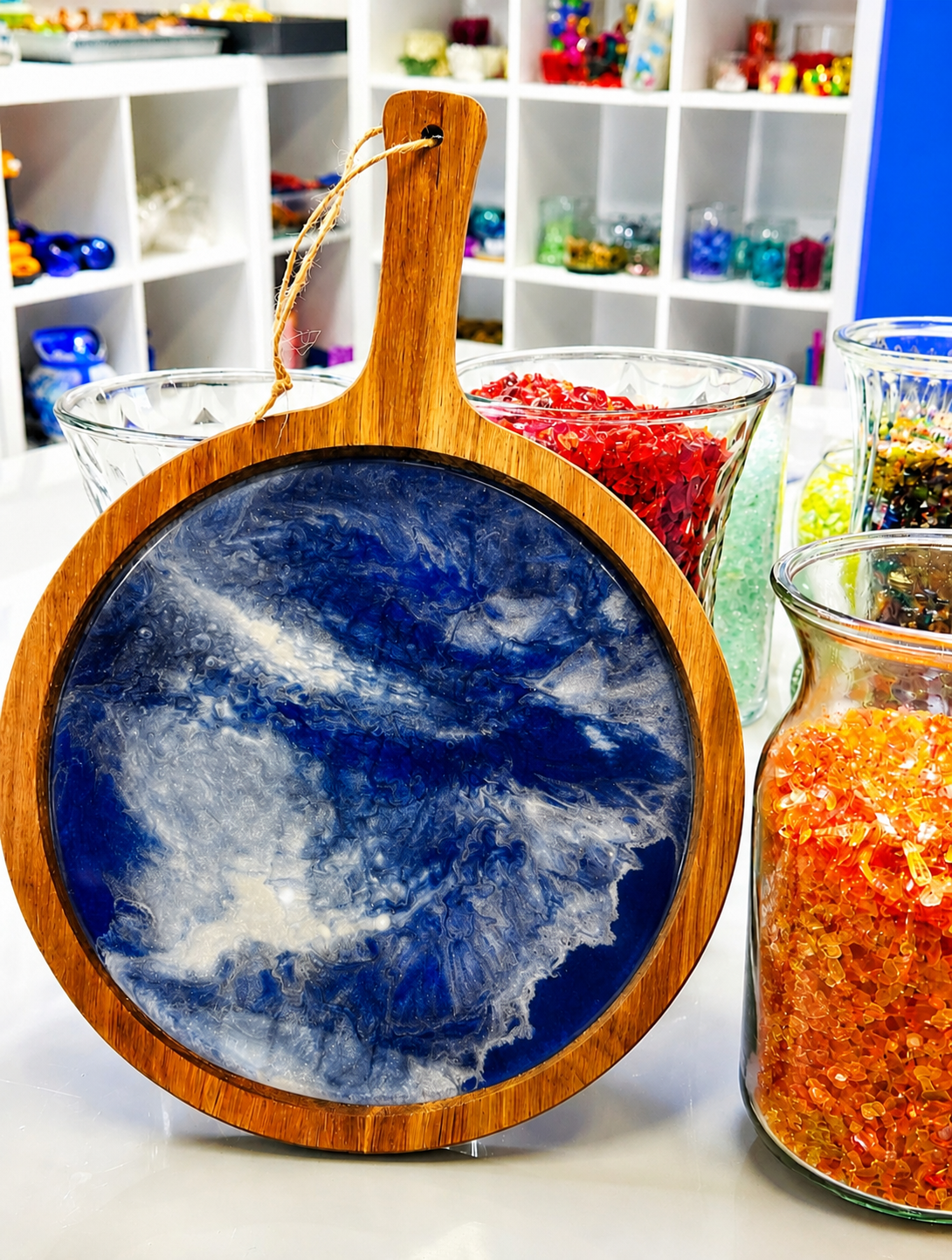 Resin Serving Board home kit custom pour