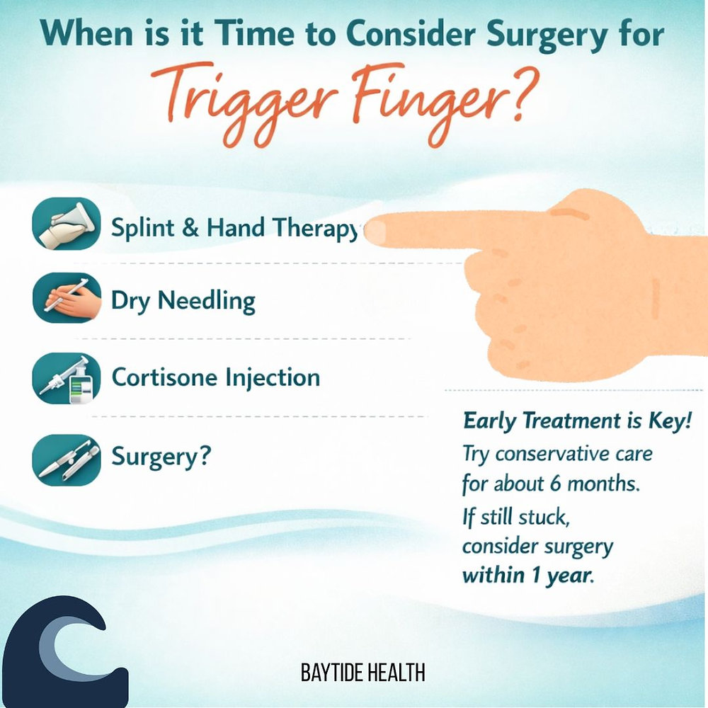 Trigger Toe Surgery When Does Trigger Finger Need Surgery?