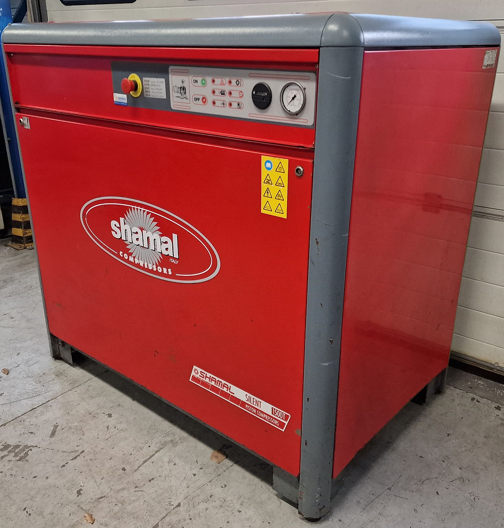 Thumbnail: Shamal ZT1501SD zuigercompressor 11 kW 1.500 l/min bouwjaar 1997