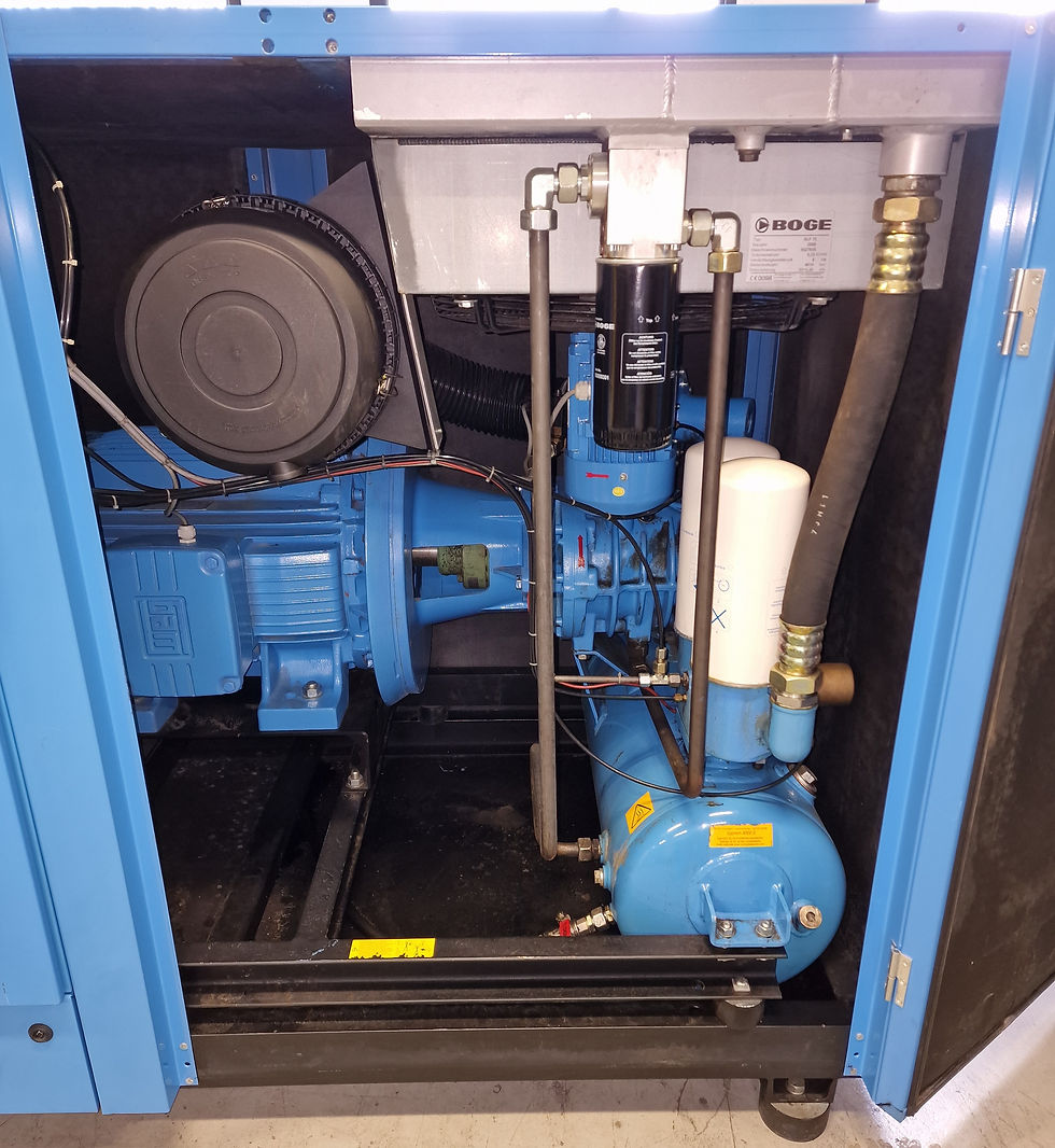 Thumbnail: Boge SLF 75 schroefcompressor 55 kW 9.600 l/min bouwjaar 2008