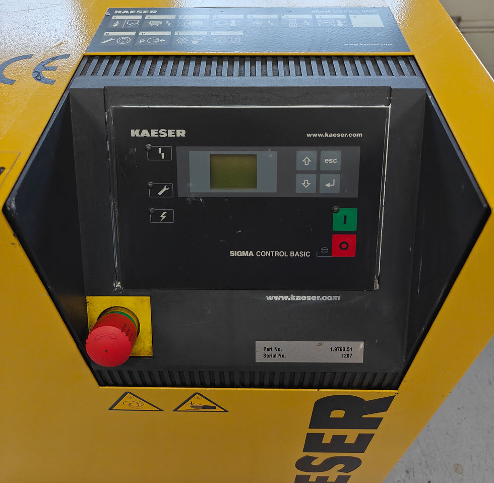 Thumbnail: Kaeser SK19 schroefcompressor 11 kW 1.750 l/min bouwjaar 2005
