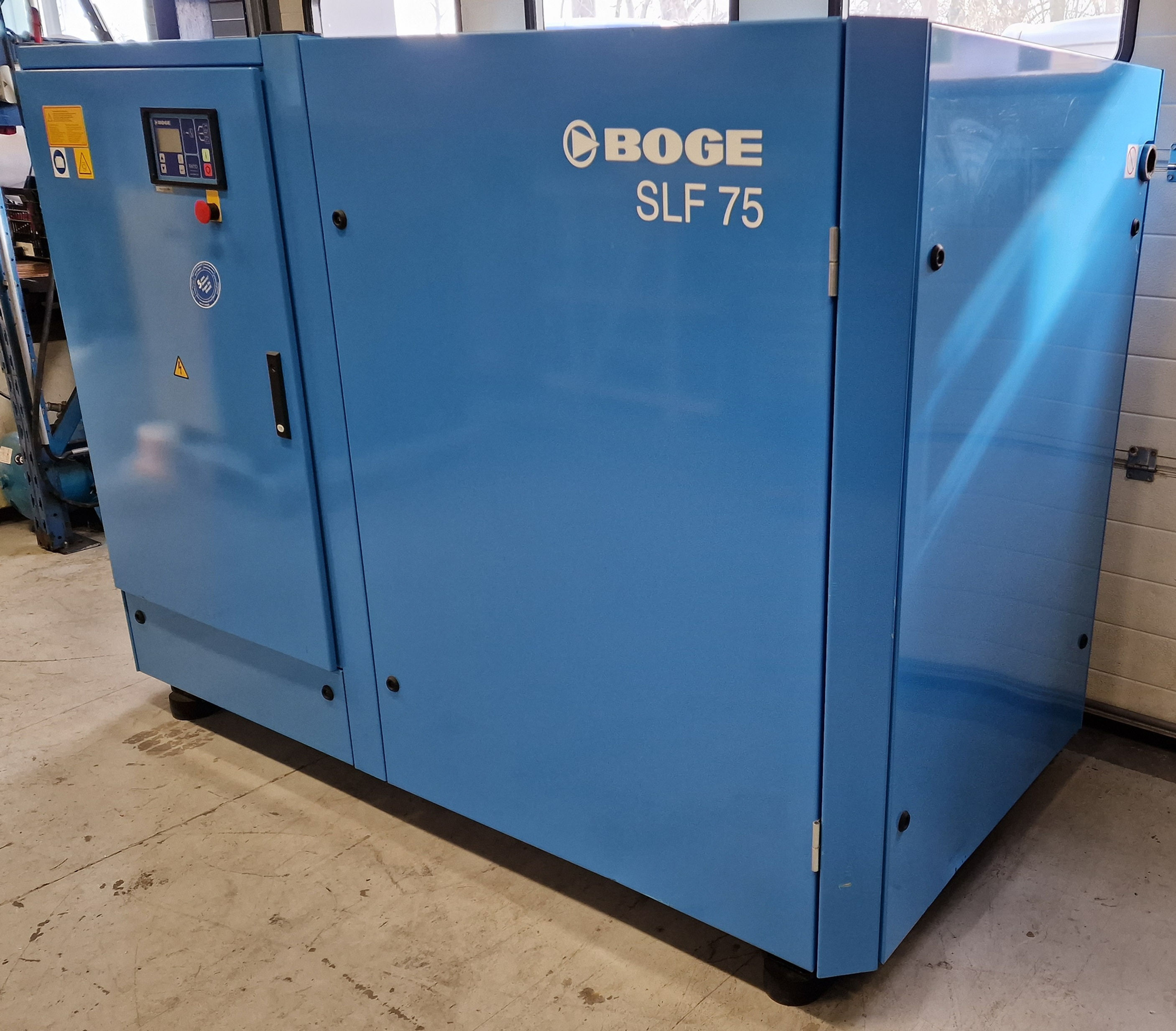 Boge SLF 75 schroefcompressor 55 kW 9.600 l/min bouwjaar 2008