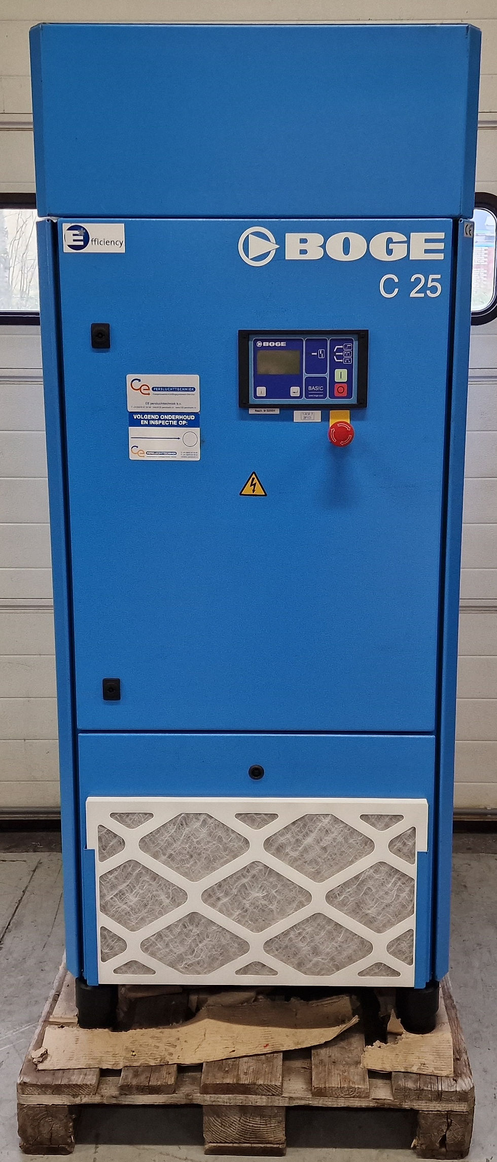Thumbnail: Boge C25 schroefcompressor 18,5 kW 2.710 l/min bouwjaar 2011