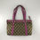 Thumbnail: GUCCI Monogram Pink Leather Handbag