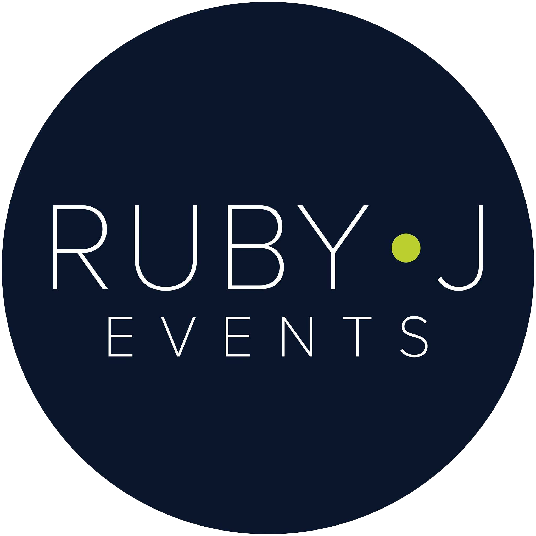 RUBY J EVENTS LOGO
