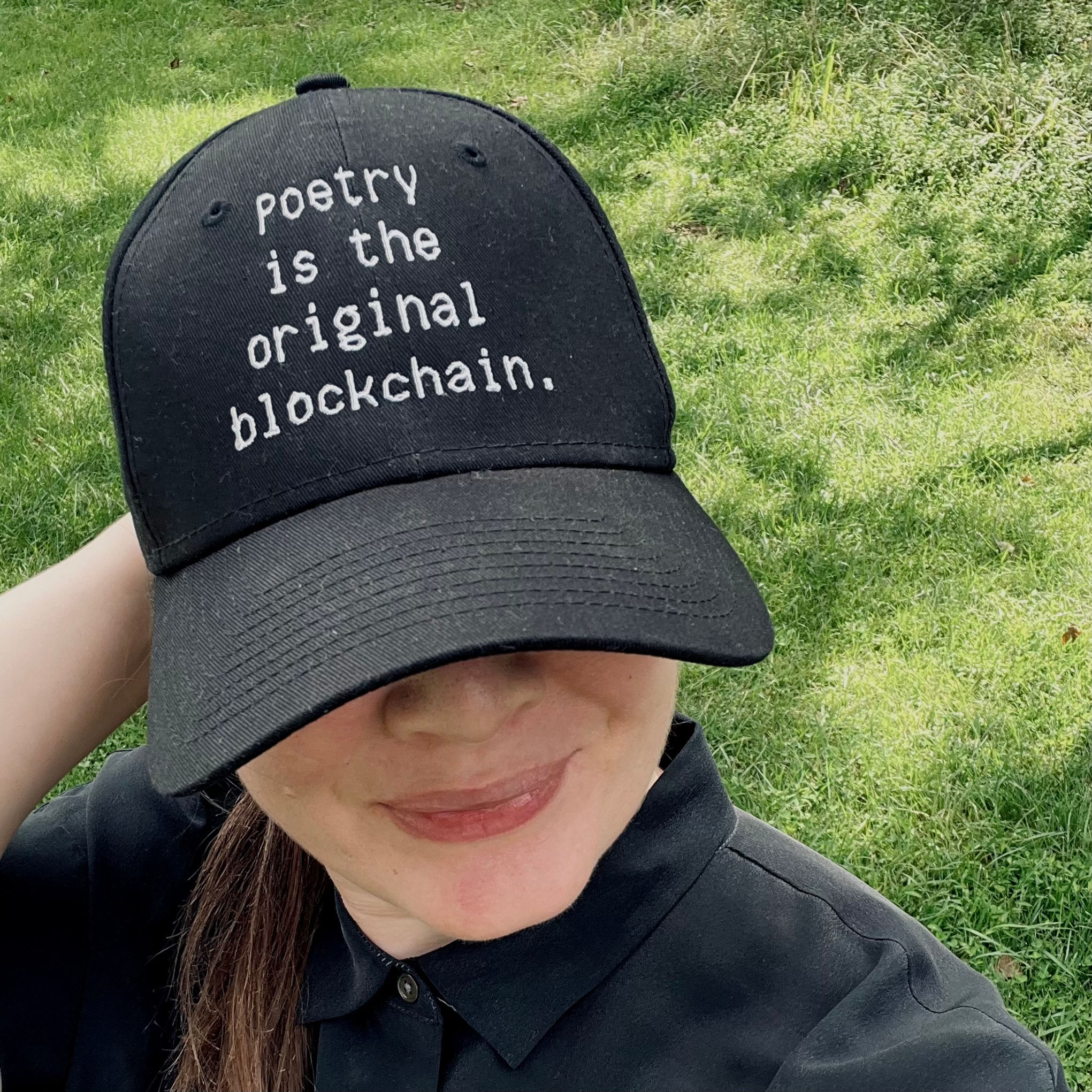 Poetry is the original blockchain cap