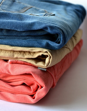 La ropa doblada