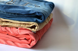 Stacked Folded Clothes