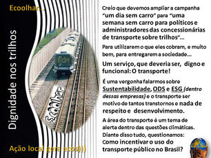 Dignidade nos Trilhos