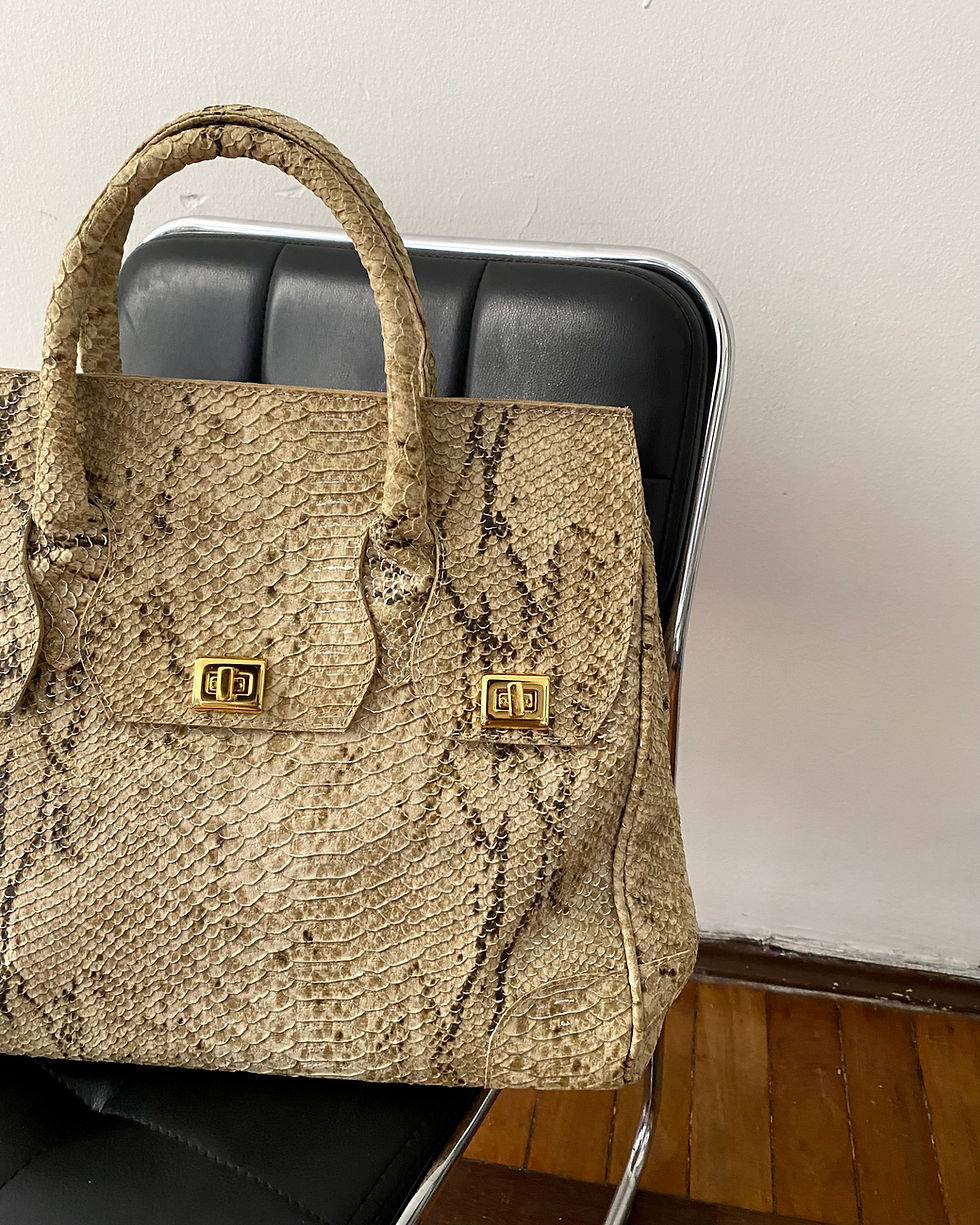Miniatura: BOLSA TOP HANDLE SNAKE VINTAGE