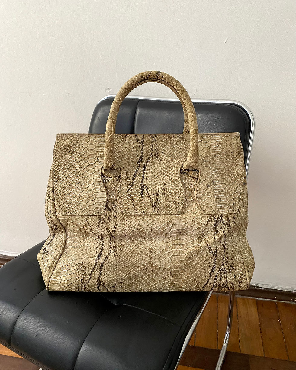 Miniatura: BOLSA TOP HANDLE SNAKE VINTAGE