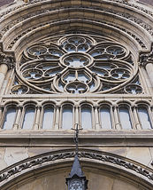 Laser cleaning removing soot and pollution from a historic building facade in Sydney