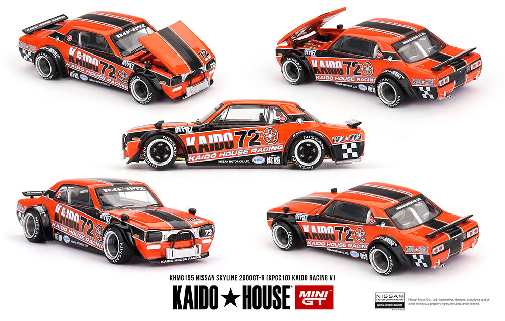 MINI GT 1/64 KAIDO HOUSE NISSAN SKYLINE 2000GT-R KH RACING
