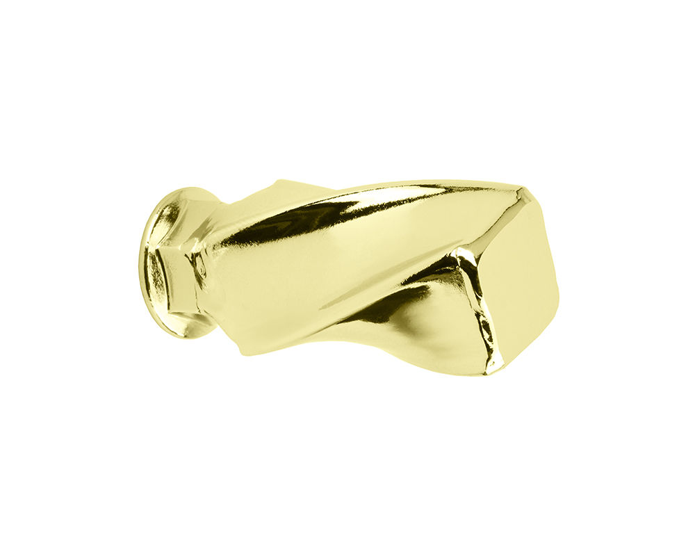 Twisted Square Nut 3/8 x 26t Gold
