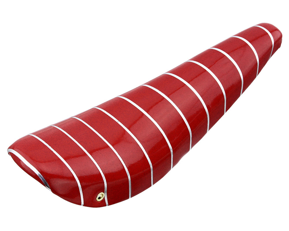 20 Inch Banana Saddle - Sparkle/Red W/Silver Stripe