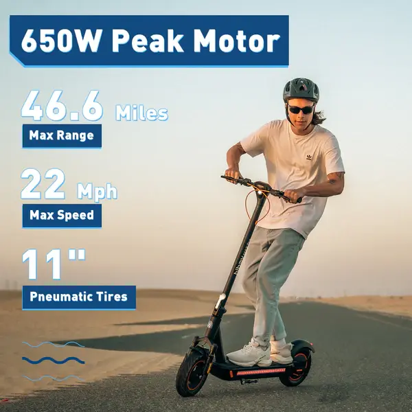 Thumbnail: Hiboy MAX Pro Electric Scooter for Heavy Adult