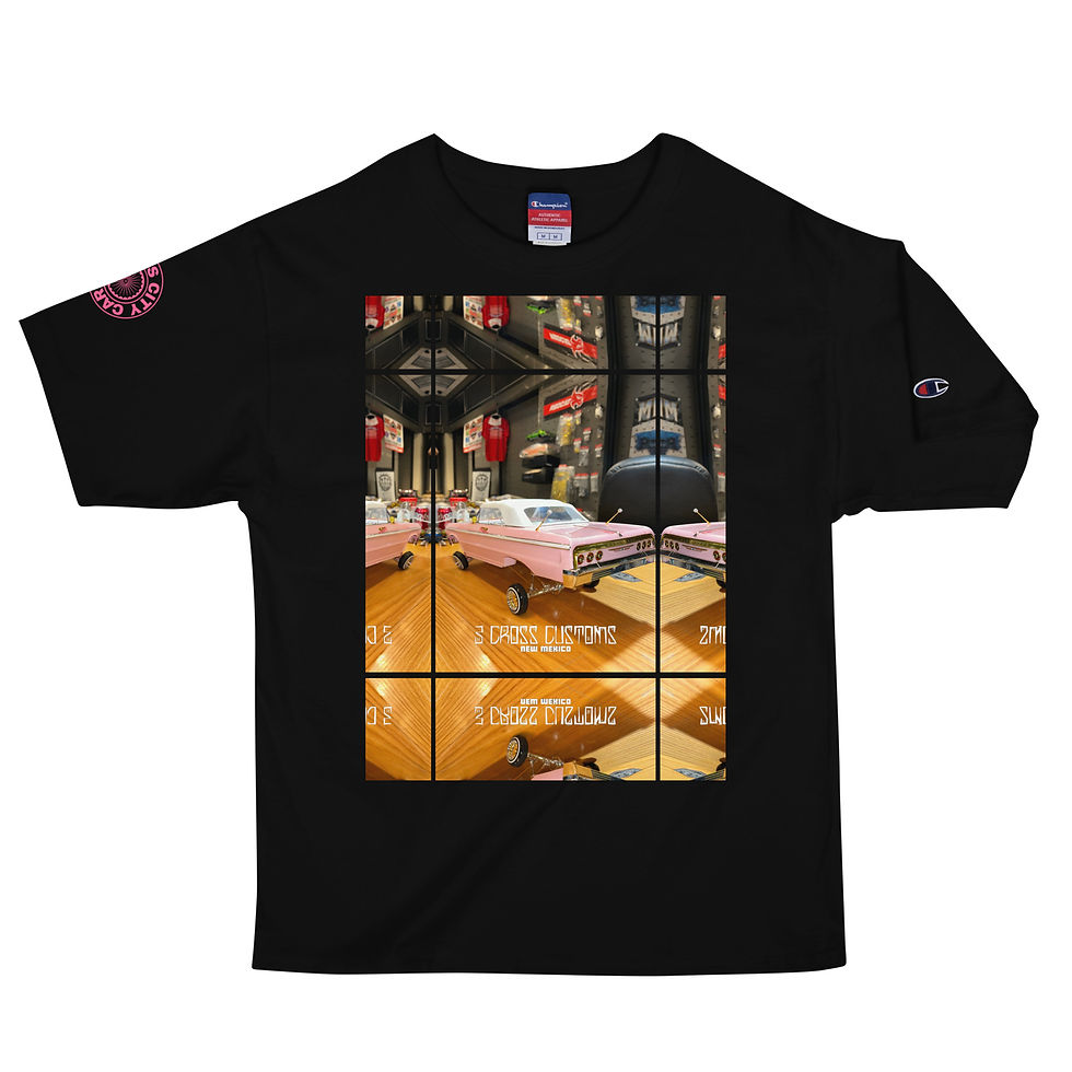 Miniature : 1964 Impala SS Rag RC Model Men's Champion T-Shirt