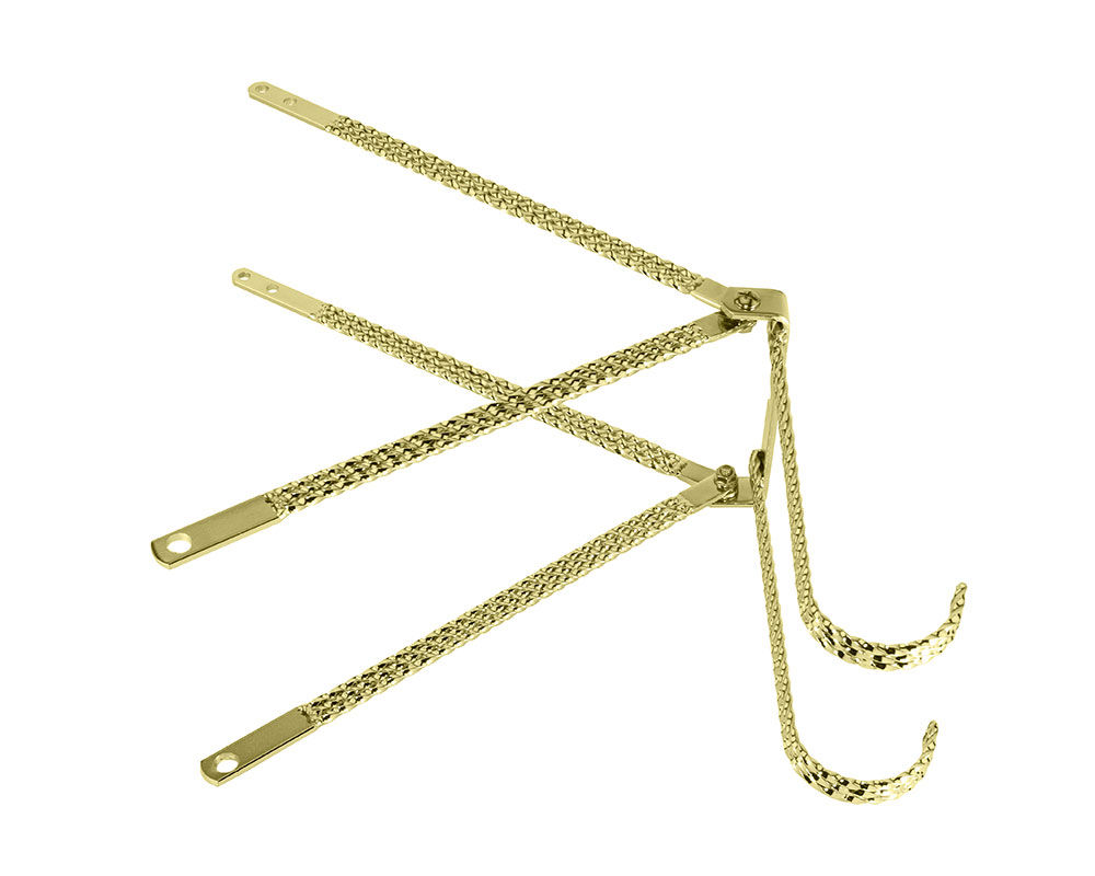 20 Lowrider Triple Square Twisted Continental Kit Gold