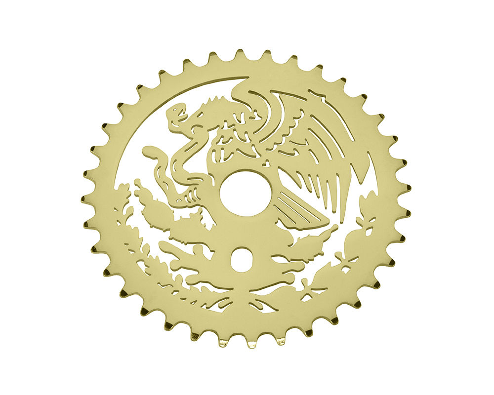 Lowrider Mexican Steel Chainring 1/2 X 1/8 36t Gold