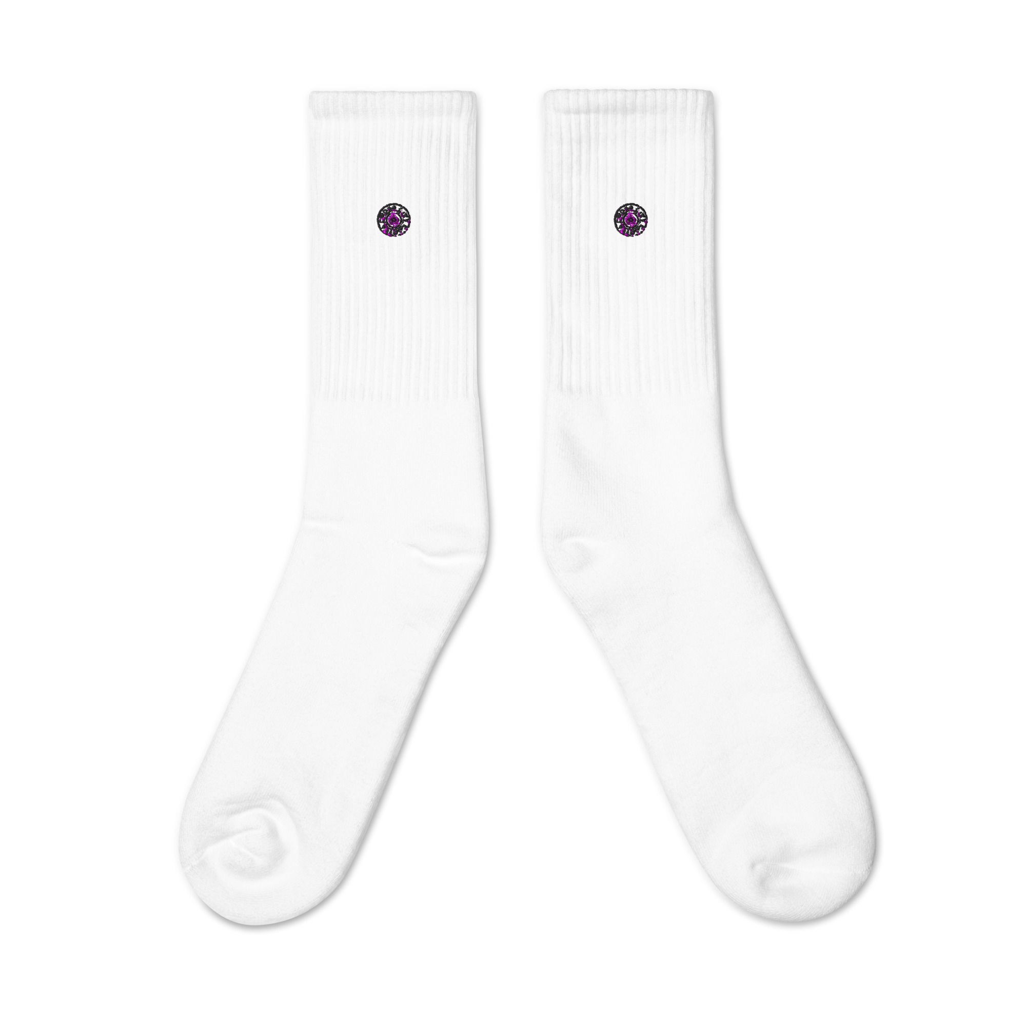 Cross City Cartel embroidered socks