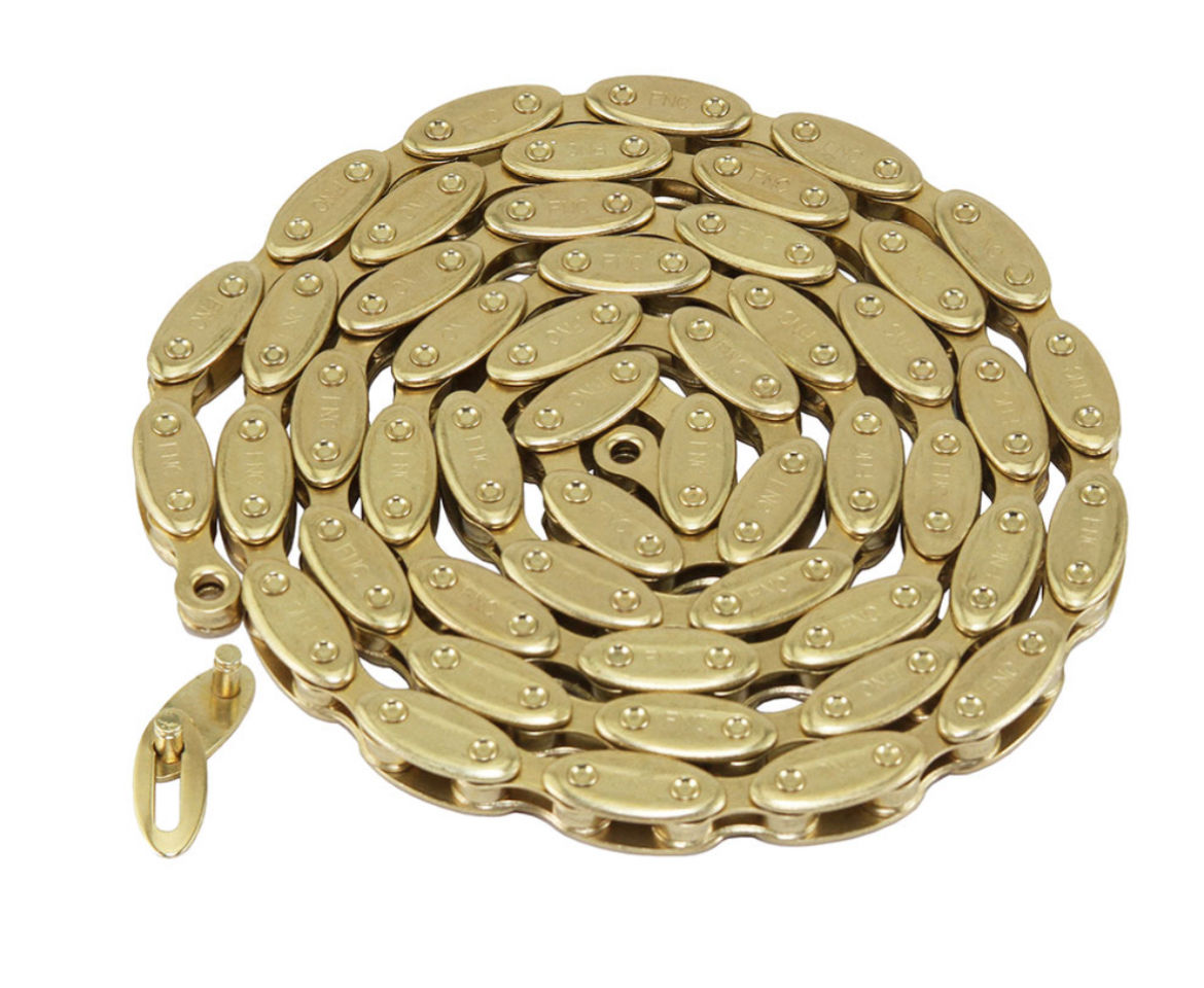 OLIVE CHAIN 1/2X1/8X100 1/SPEED GOLD.