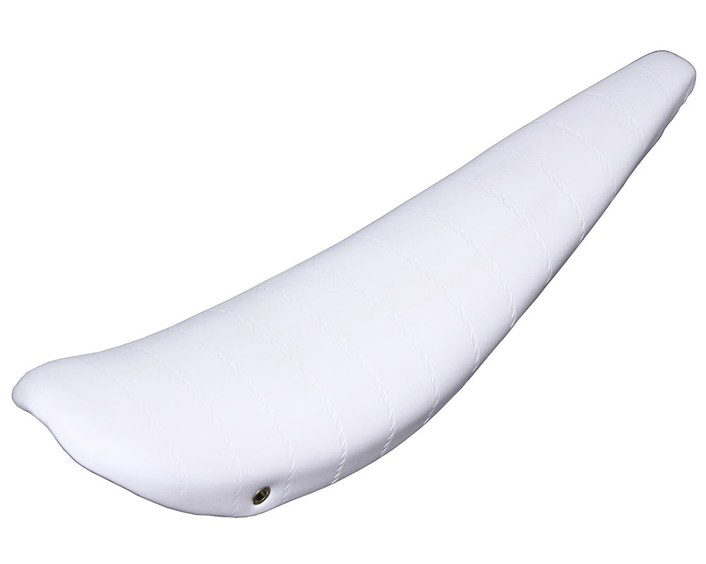 26 Inch Banana Saddle Vinyl All - White
