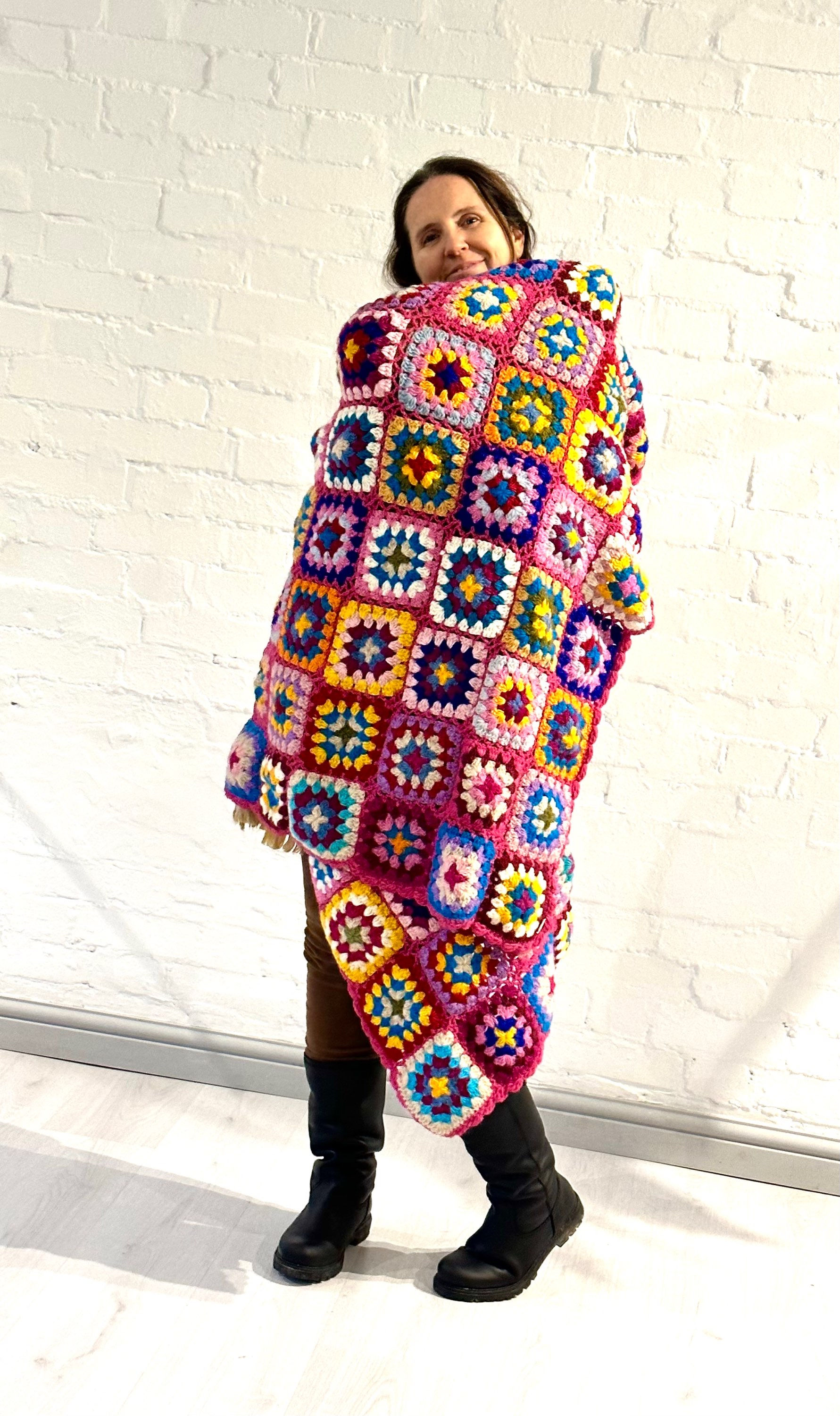 Hand Crochet Himalayan Woollen Blanket