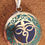 Miniatura: Buddha eyes with Lapis Inlay Work (Silver Plated)