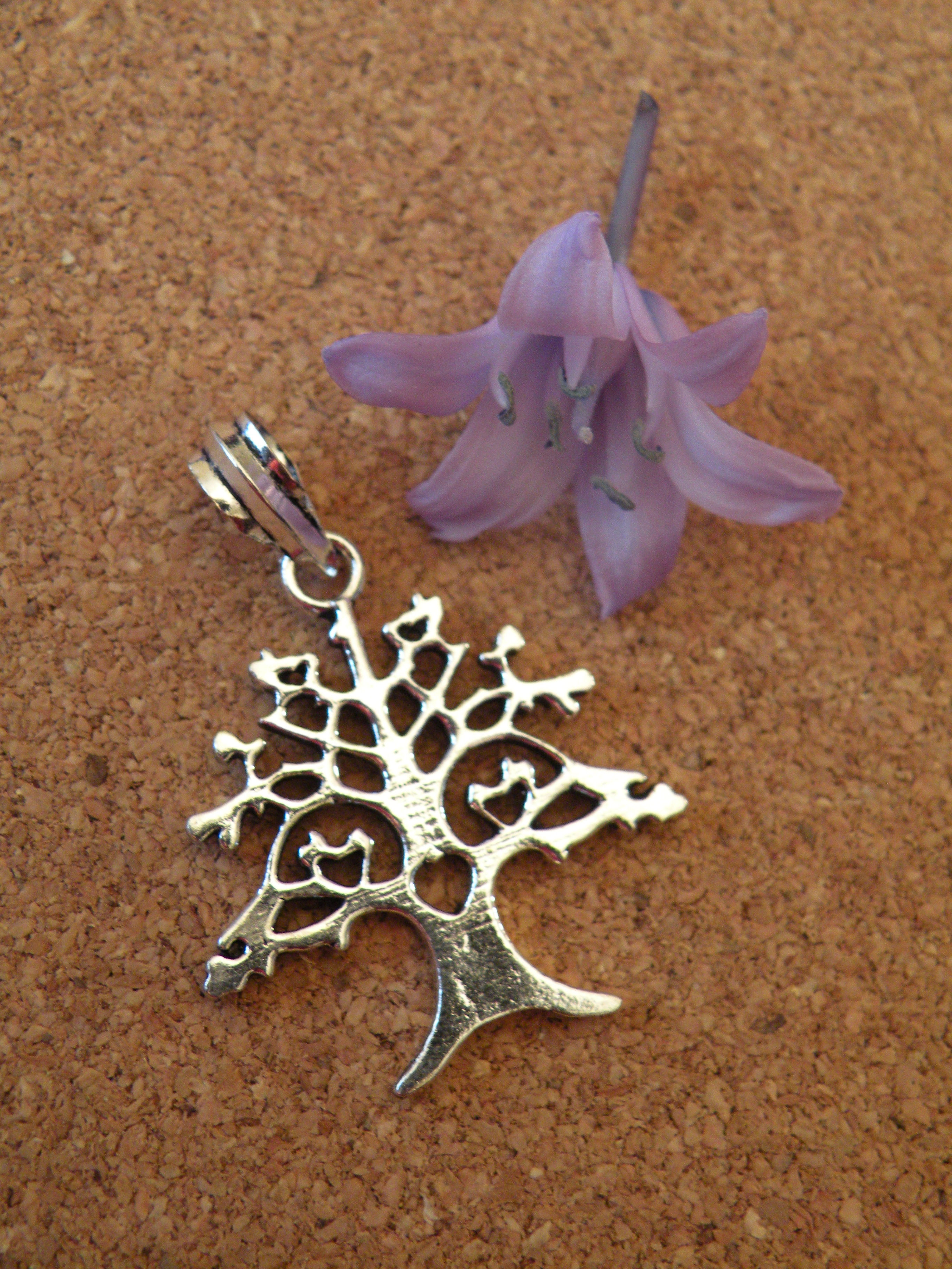 "Tree Of Life" silver polished Pendent