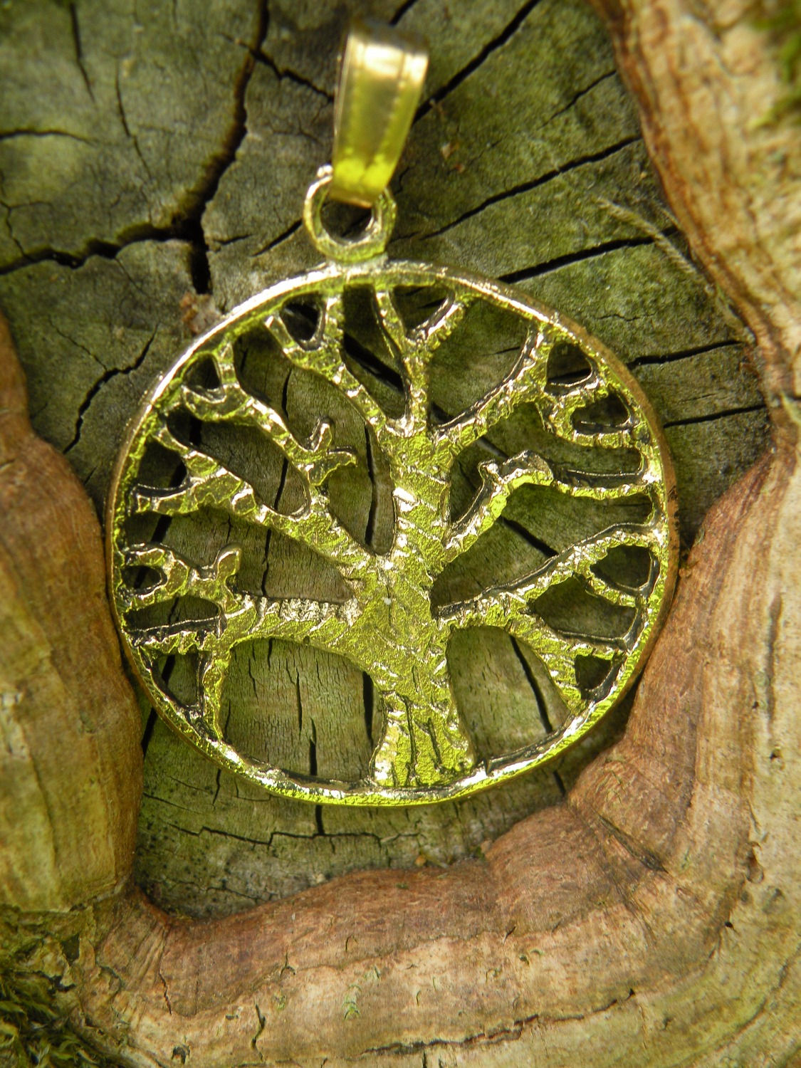 Lovingly Handmade Tree Of Life Brass Polished