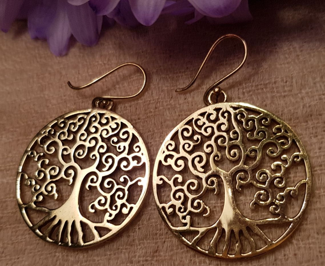 Tree Of Life (Brass Earring)