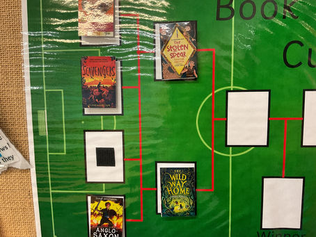 Y4- Which book will go through to the next round in the book World Cup.