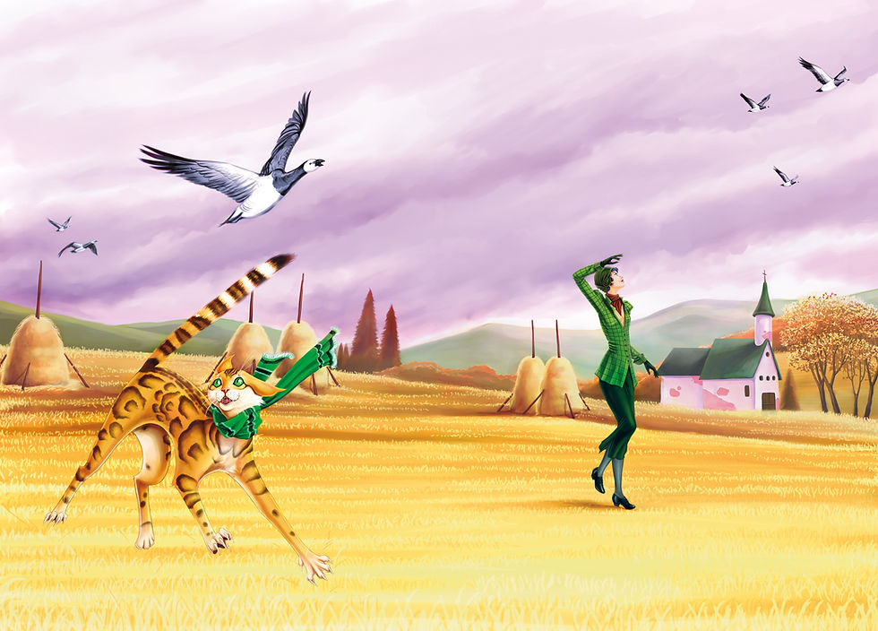 Thumbnail: HARDCOVER - A Cat's Tale - Up, Up & Away