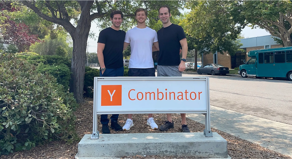 The Sleek team in 2021 just after being accepted into the Y Combinator accelerator in SF.