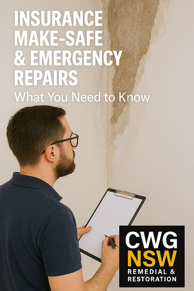 Emergency Insurance Insurance Make-Safe & Emergency Repairs — What You Need to Know