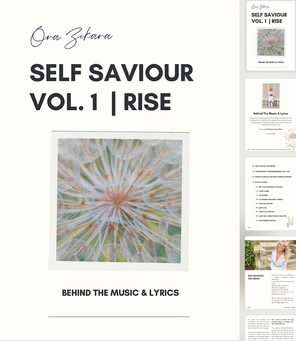 Thumbnail: Lyrics & Listening Guide for Self Saviour Vol.1 Rise EP (no music)