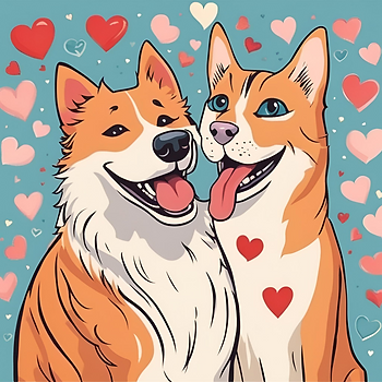 cão e gato