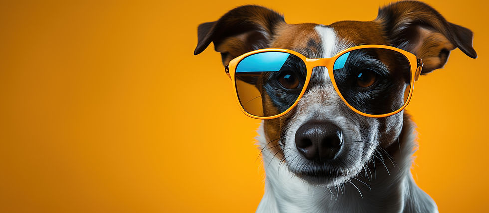 DOG OCULOS AMARELO